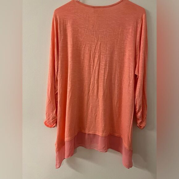 NWT Style & Co Layered Hem Tunic 1X - Picture 2 of 7